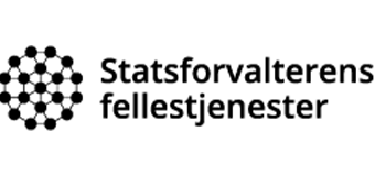 Statsforvalterens fellestjenester gråskala logo